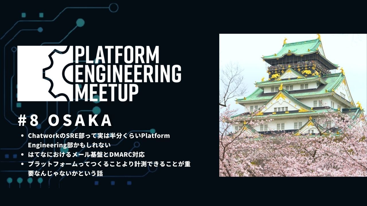 4/19(金)にPlatform Engineering Meetup #8 を開催しました。
